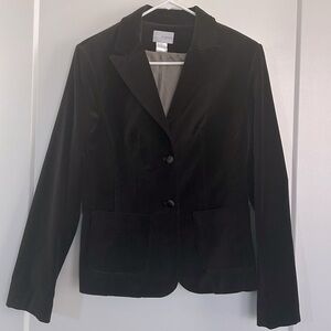 Lush Chocolate Velvet Blazer - Size 4